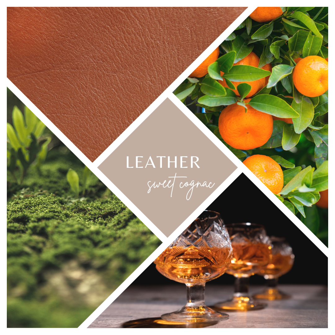 Leather + Sweet Cognac